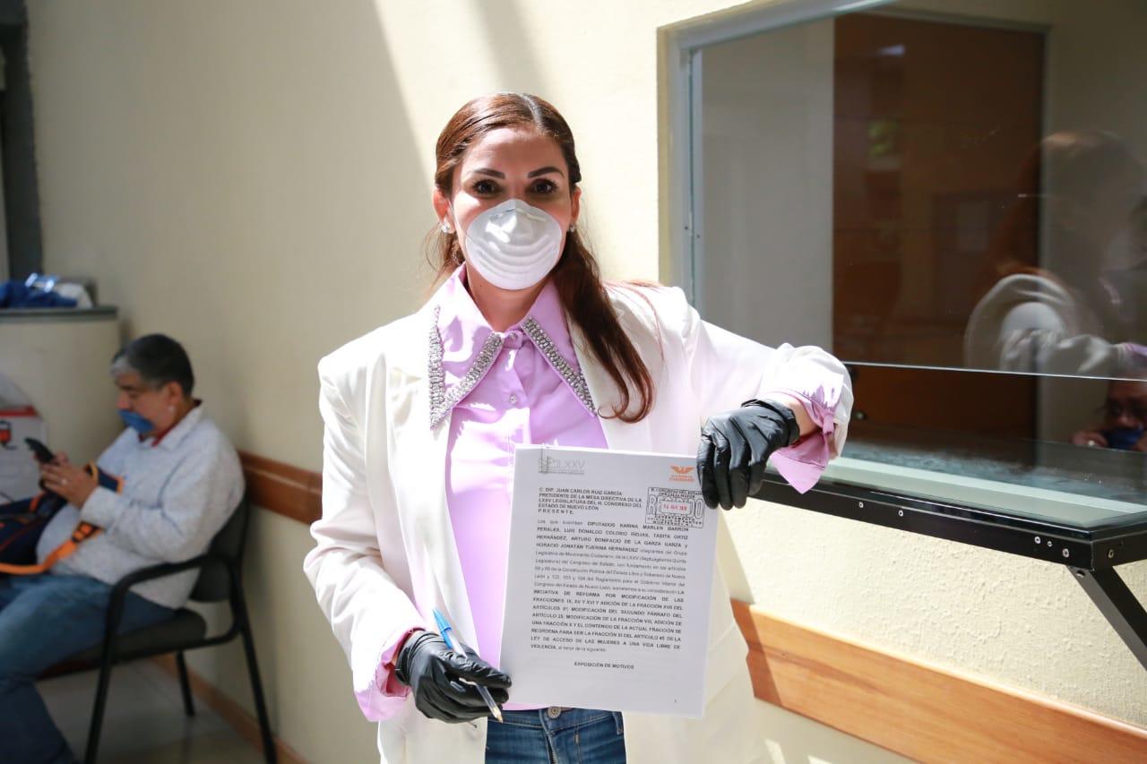 Propone Karina Barrón creación de registro Público  de Delitos contra la mujer