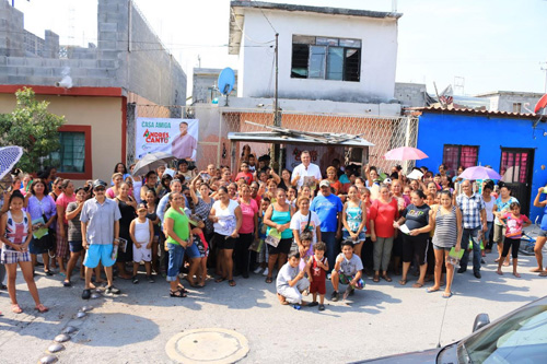 REALIZANDO INFORME DE ACTIVIDADES LEGISLATIVAS INAUGURA ANDRÉS CANTÚ NUEVA CASA AMIGA