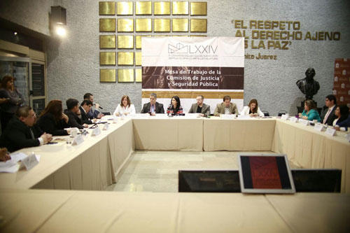 REALIZAN COMISIÓN DE SEGURIDAD MESA DE TRABAJO PARA ANALIZAR LEGISLACIÓN EN MATERIA DE PEDERASTIA Y REGISTRO ESTATAL DE DELINCUENTES SEXUALES