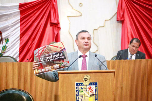 PIDE HÉCTOR GARCÍA CONSULTA CIUDADANA PARA SOLICITAR REIMPLEMENTACIÓN DEL METRO GRATIS LOS DOMINGOS