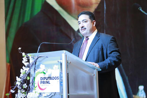 RINDE EN COSME LEAL EN CADEREYTA SEGUNDO INFORME DE ACTIVIDADES COMO DIPUTADO