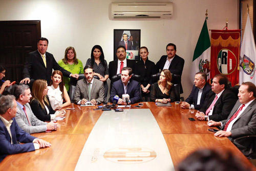 SE REÚNE GLPRI CON NUEVA DIRIGENCIA DEL PRI ESTATAL