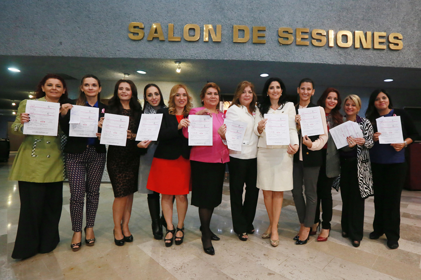 SE UNEN DIPUTADAS EN LA LUCHA CONTRA EL CÁNCER DE MAMA