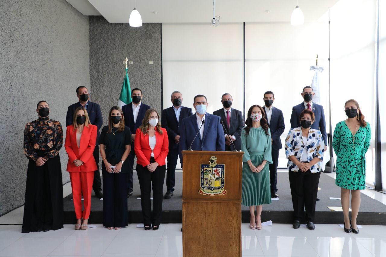 PRESENTA HERIBERTO TREVIÑO AGENDA LEGISLATIVA DEL PRI