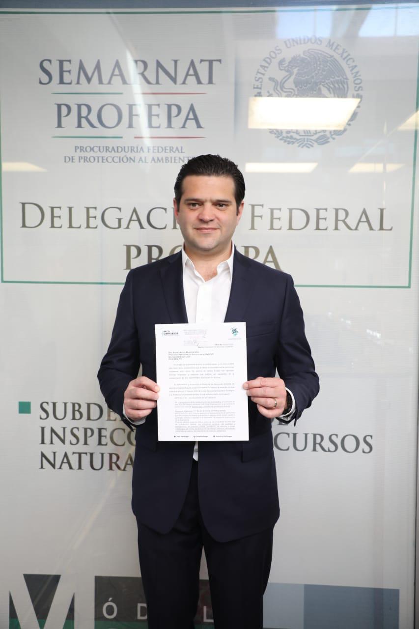 DENUNCIA CIENFUEGOS ANTE PROFEPA EMPRESAS SEÑALADAS EN PLATAFORMA 