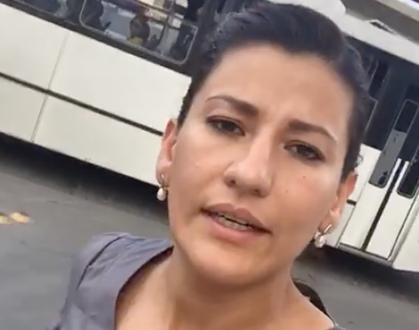 DIPUTADA UTILIZA TRANSPORTE PÚBLICO PARA TRASLADARSE AL CONGRESO