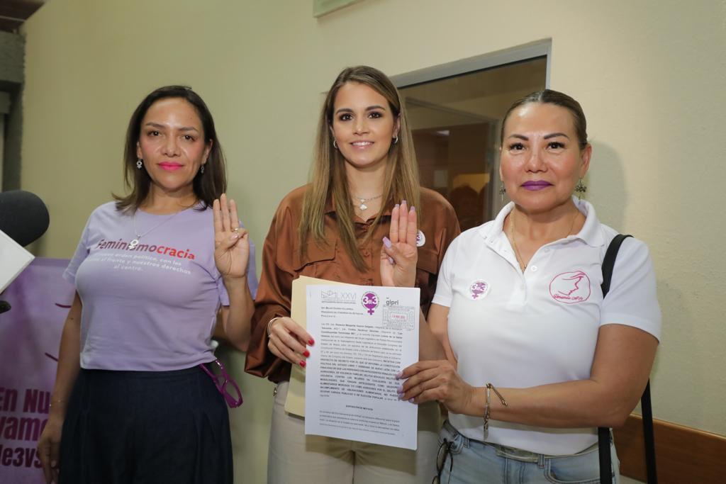 PRESENTA LORENA DE LA GARZA INICIATIVA 3 DE 3 CONTRA VIOLENCIA DE GÉNERO