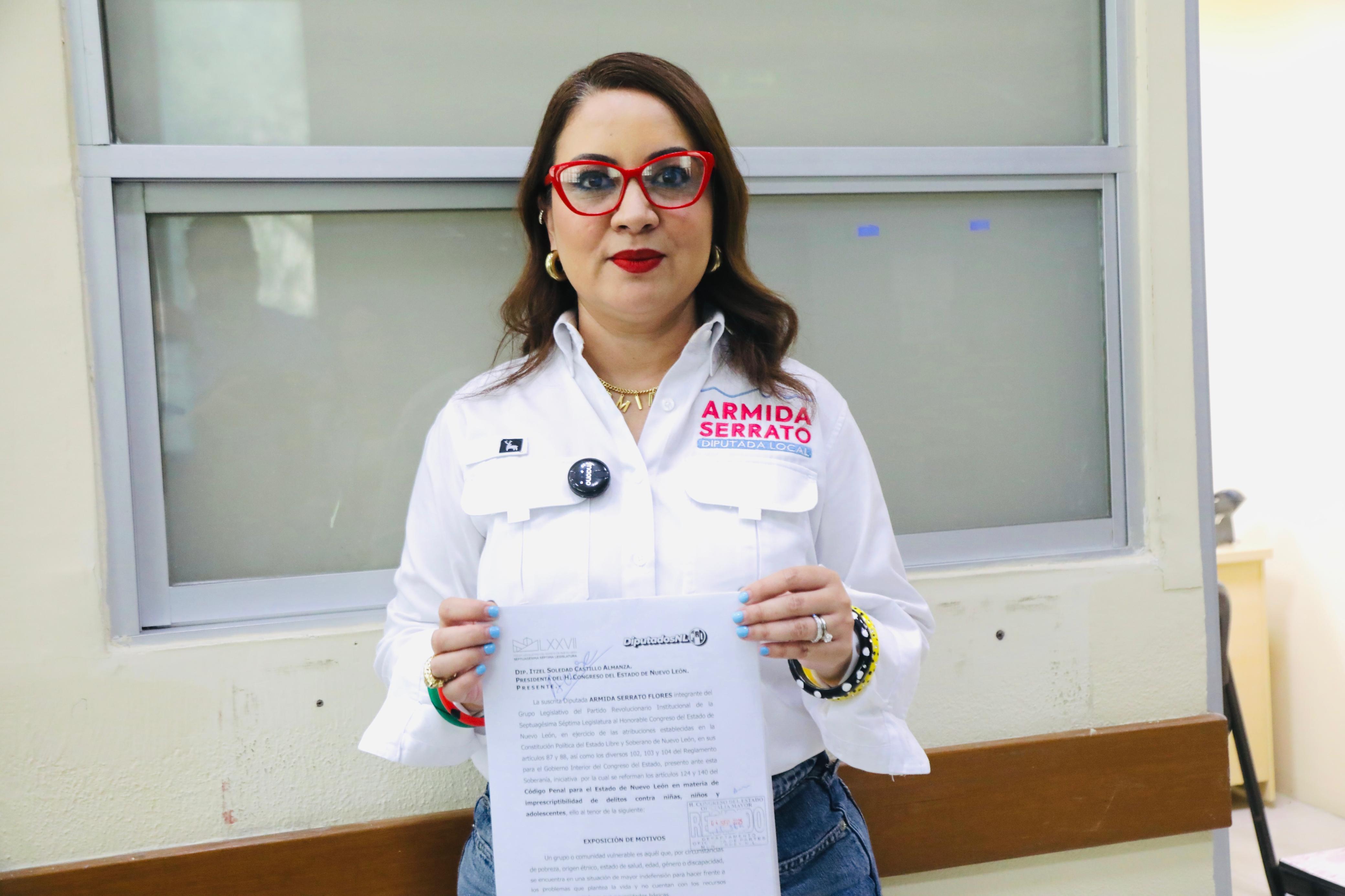 PROPONE ARMIDA SERRATO QUE NO PRESCRIBAN DELITOS QUE PROVOQUEN EL DECESO DE UN MENOR 