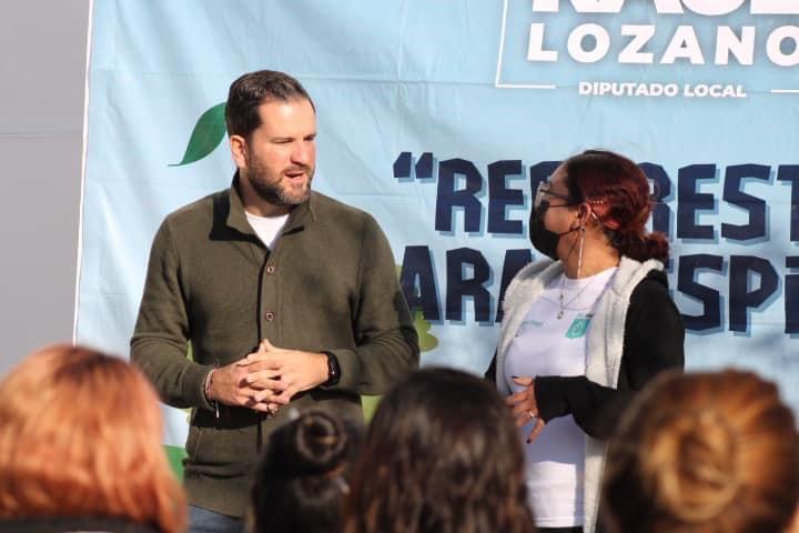 Impulsa Raúl Lozano su programa Reforestar para Respirar